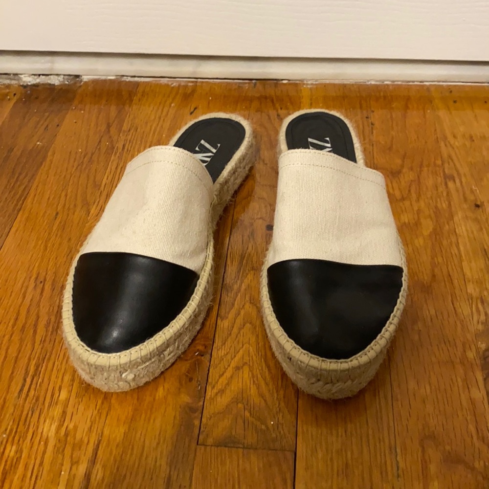 Zara espadrilles mules